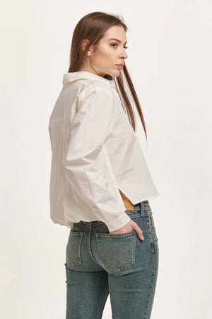 Maribel Collar Button Down Top