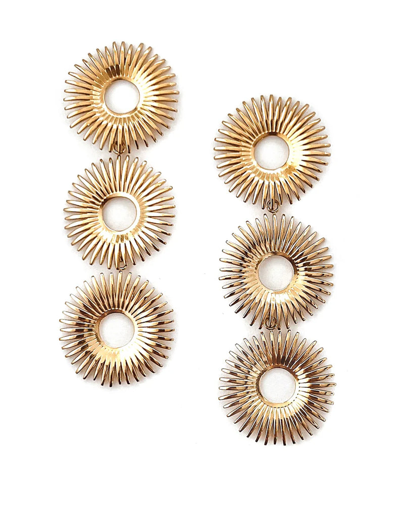 Ellena Gold Vintage Earrings