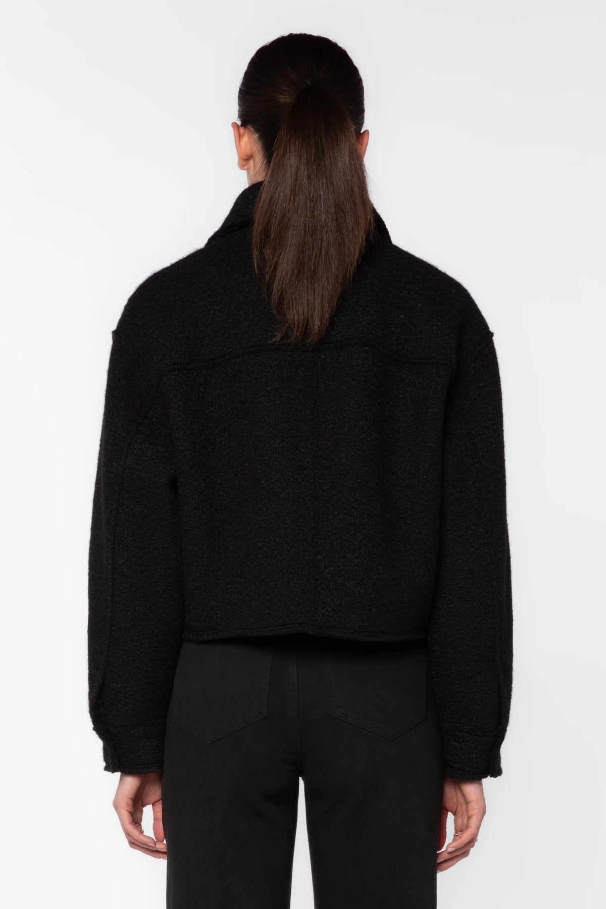 Galinda Textured Jacket/Black