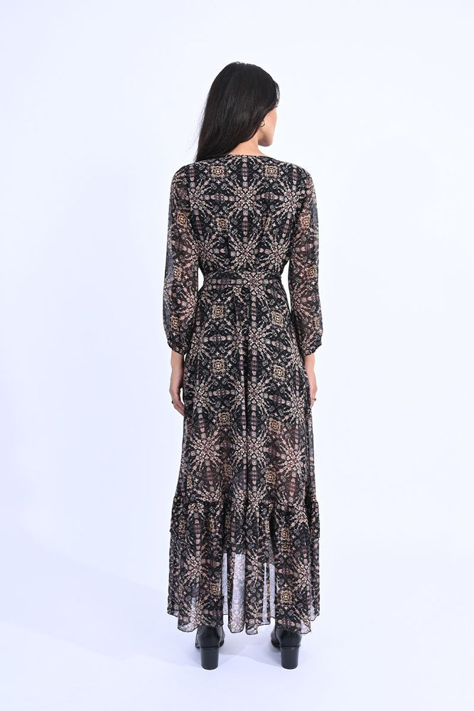 Printed Wrap Dress
