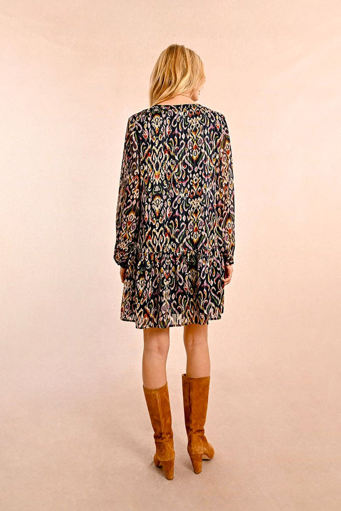 Short Bohemian Print Dress