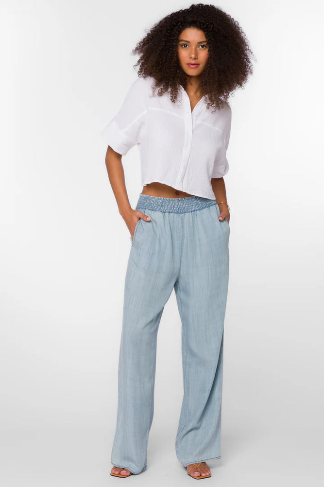 Wide Leg Tencel Pant