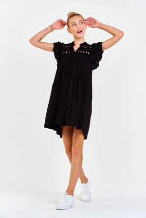 Osiris Knotted Embroidery Dress