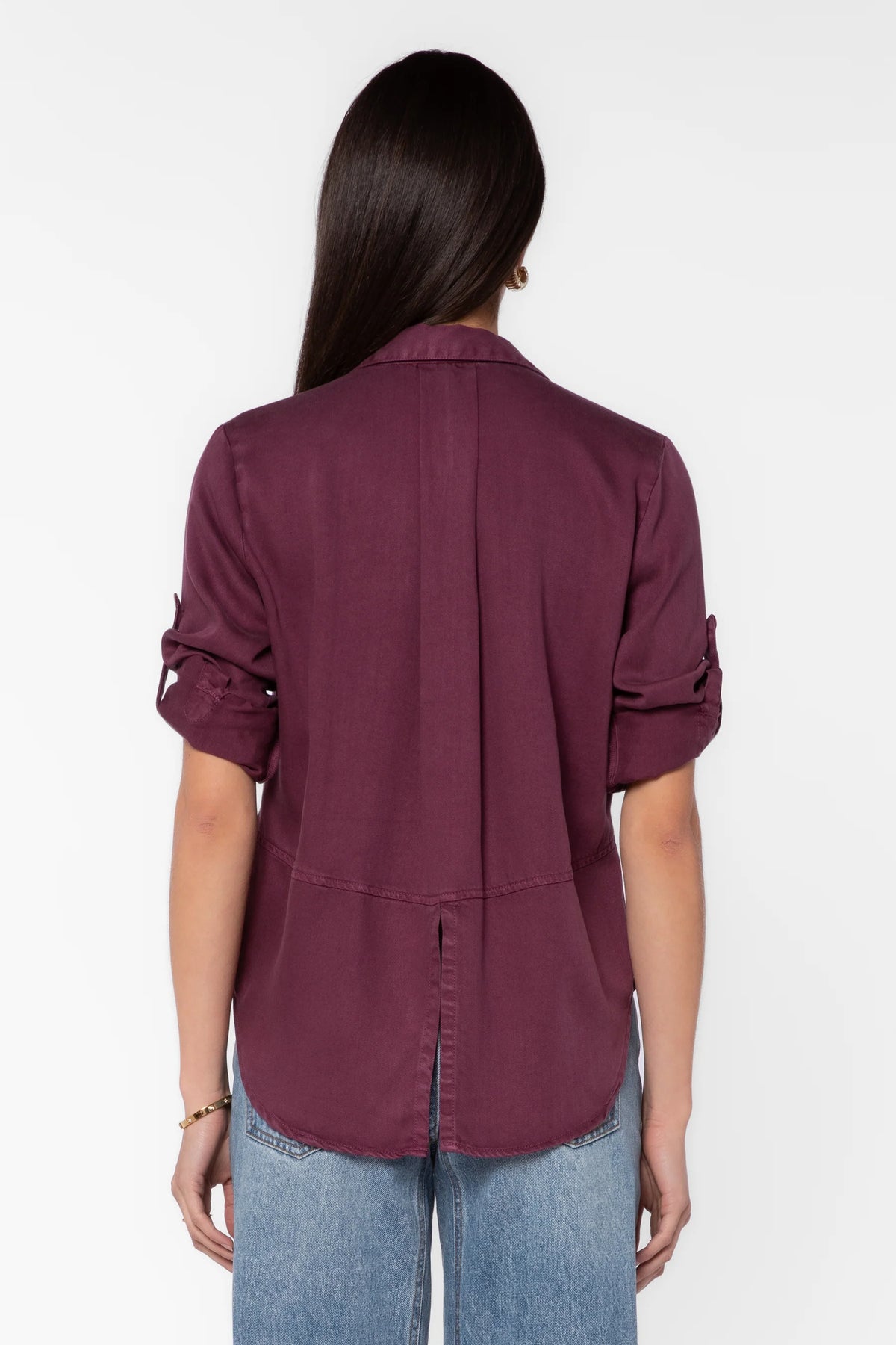 Riley Plum Tencel Shirt