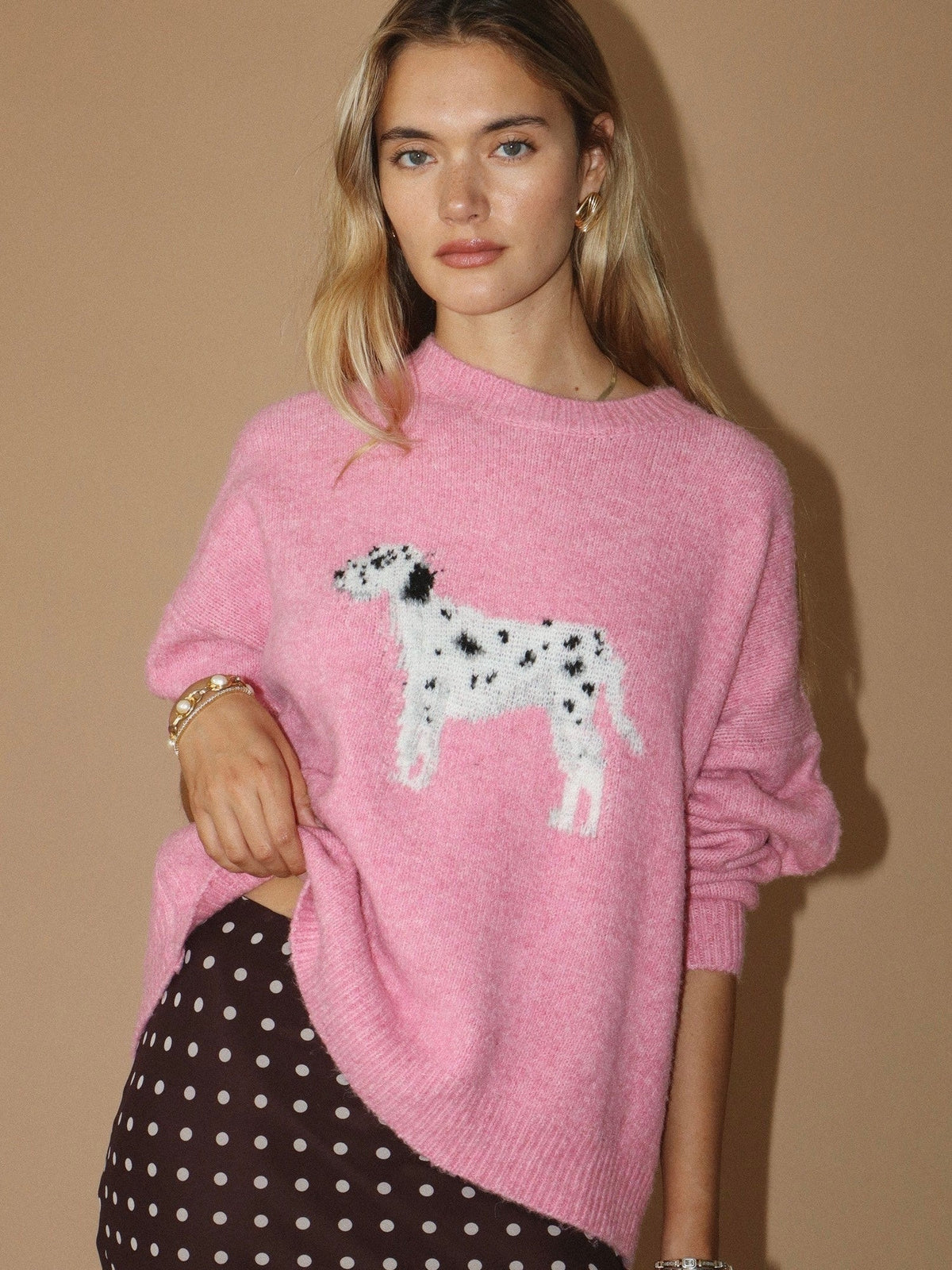 Dottie Dalmatian sweater