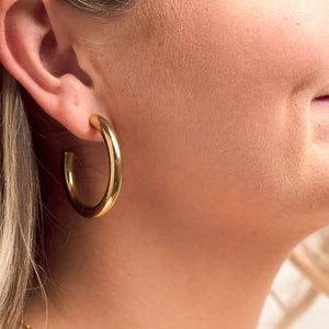 Gold Hoop Earrings