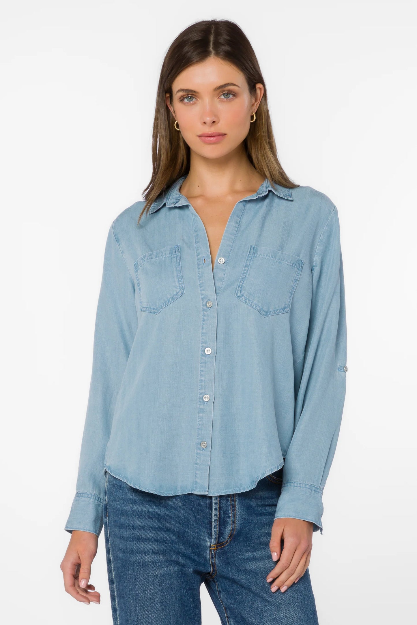Sirena TENCEL Button Down Top