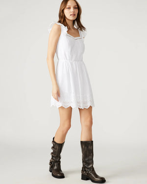 Astra White Eyelet Dress