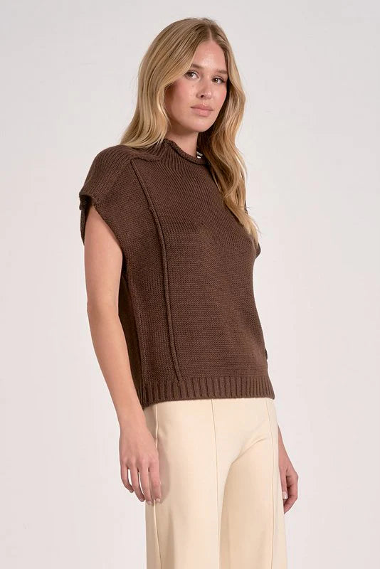 Maura Cap Sleeve Sweater Top