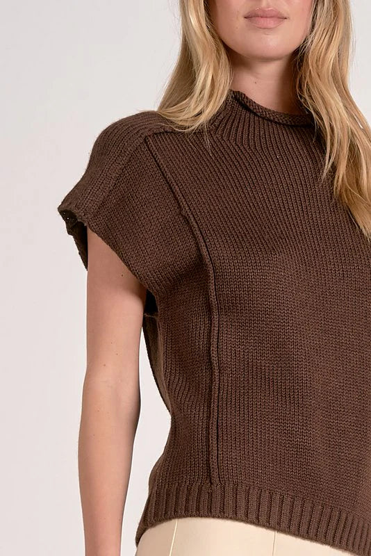 Maura Cap Sleeve Sweater Top