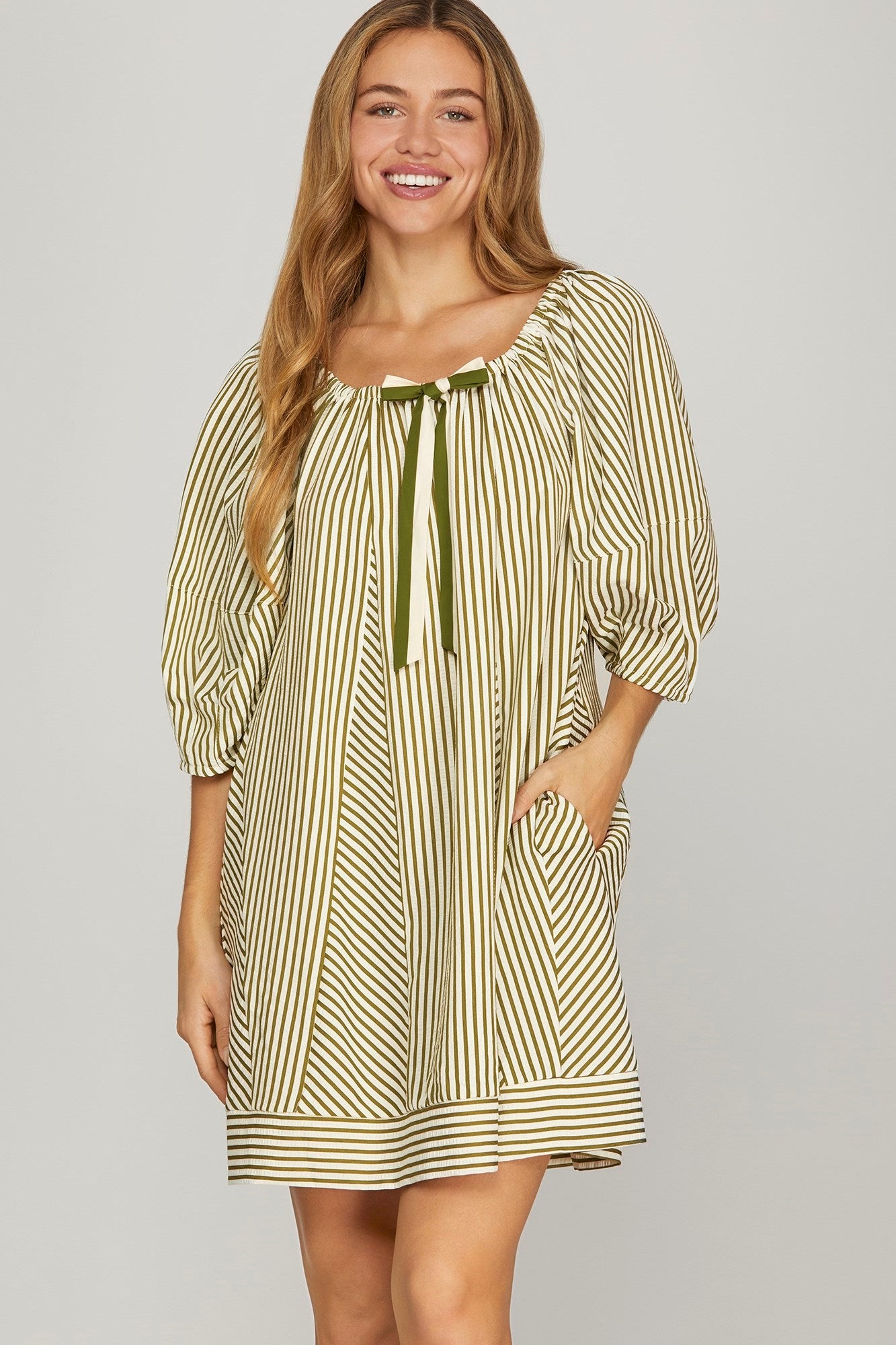 Demi Stripe Mini Dress