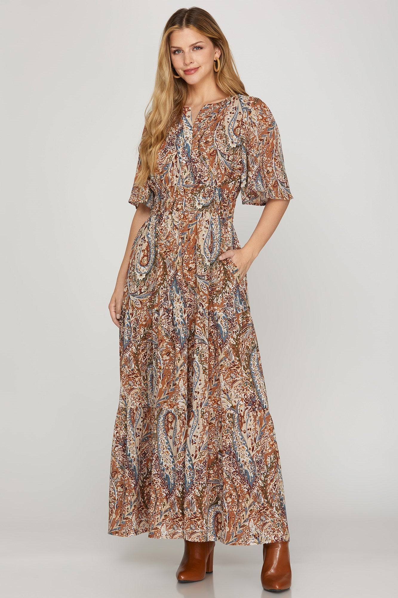 Audrey Tiered Maxi Dress