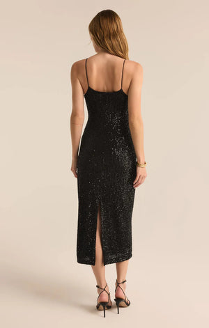 Sequin Black Dress