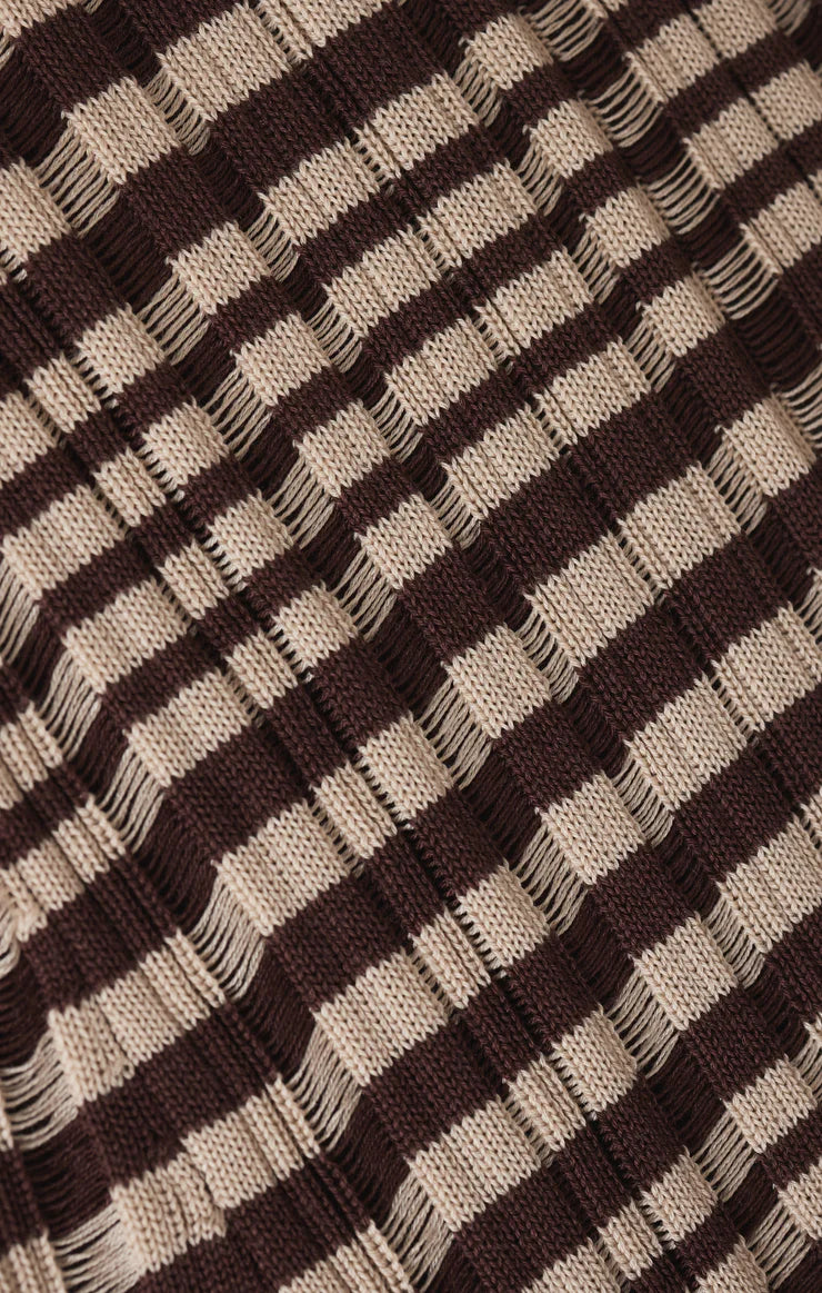 Rosetta Striped Knit Dress
