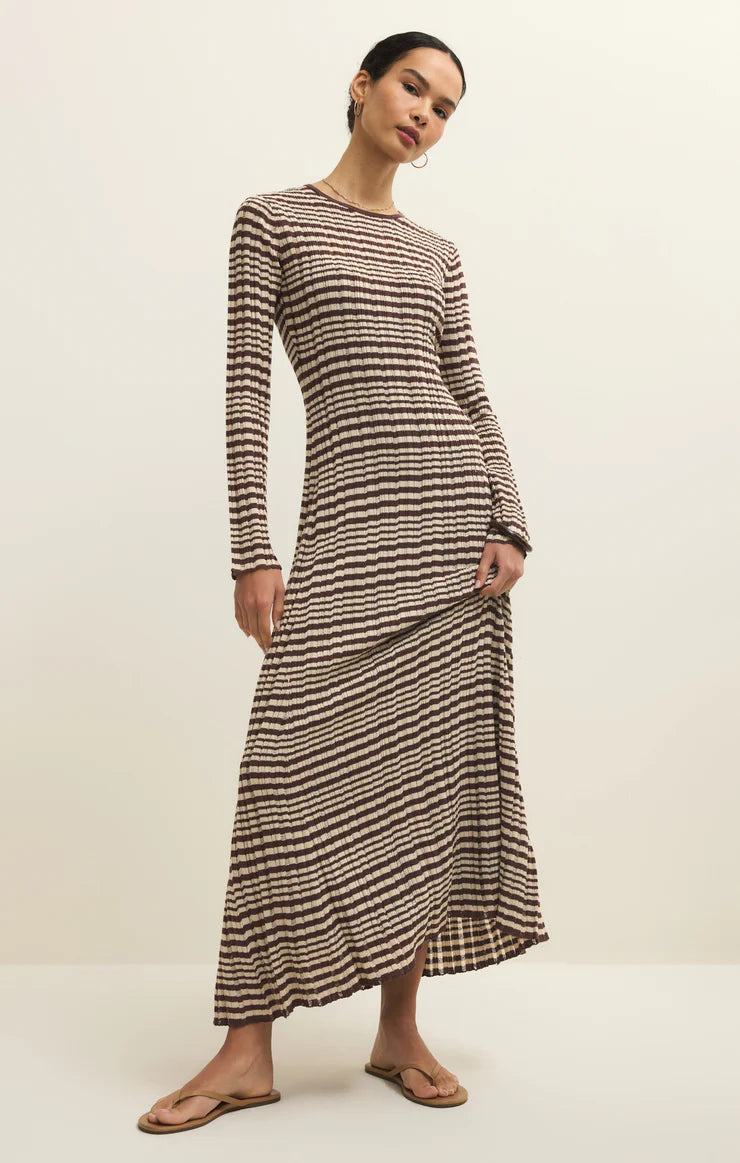 Rosetta Striped Knit Dress