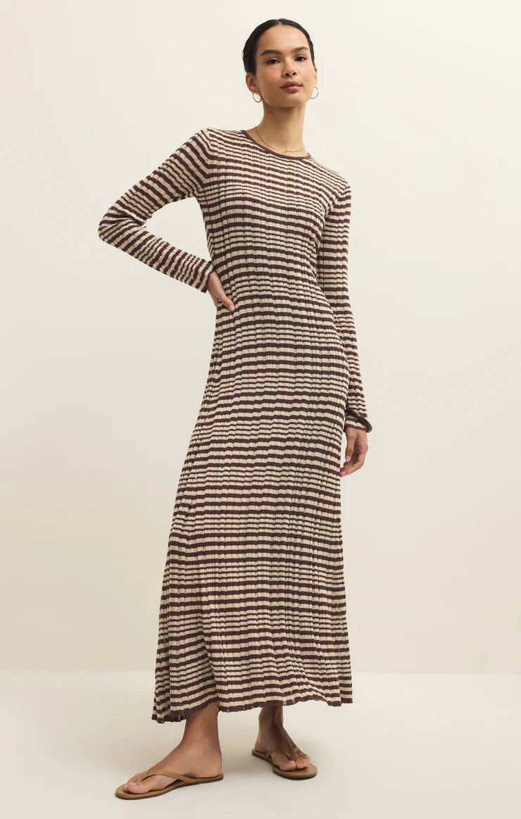 Rosetta Striped Knit Dress