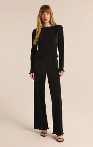 Flowy Pleated High Rise Pant