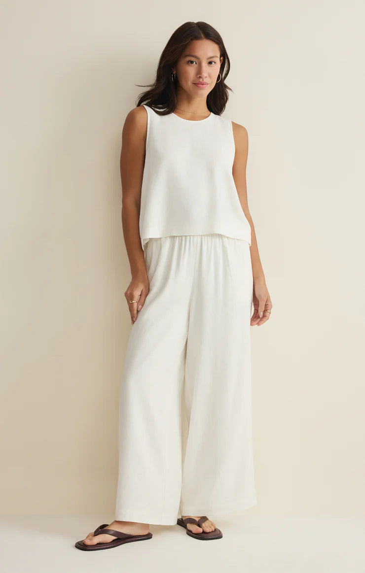 Scout Linen Pant/White