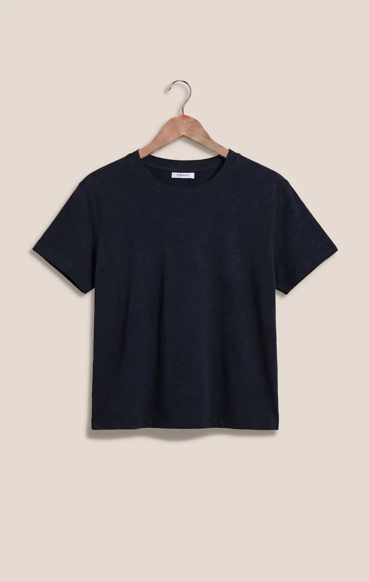 Modern Slub Tee/Navy