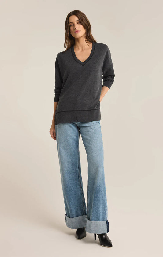 Modern V Neck Weekender Top