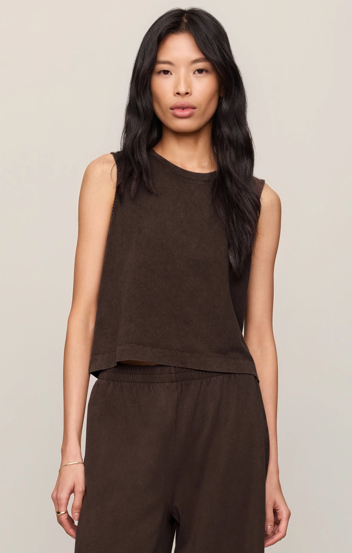 Sloane Cotton Jersey Tank Top