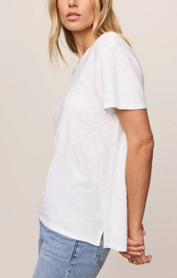 Foundation Slub Tee-White