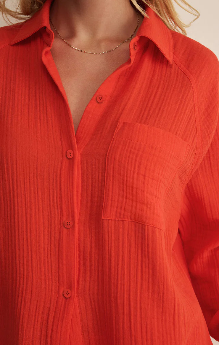 The Perfect Airy Gauze Top