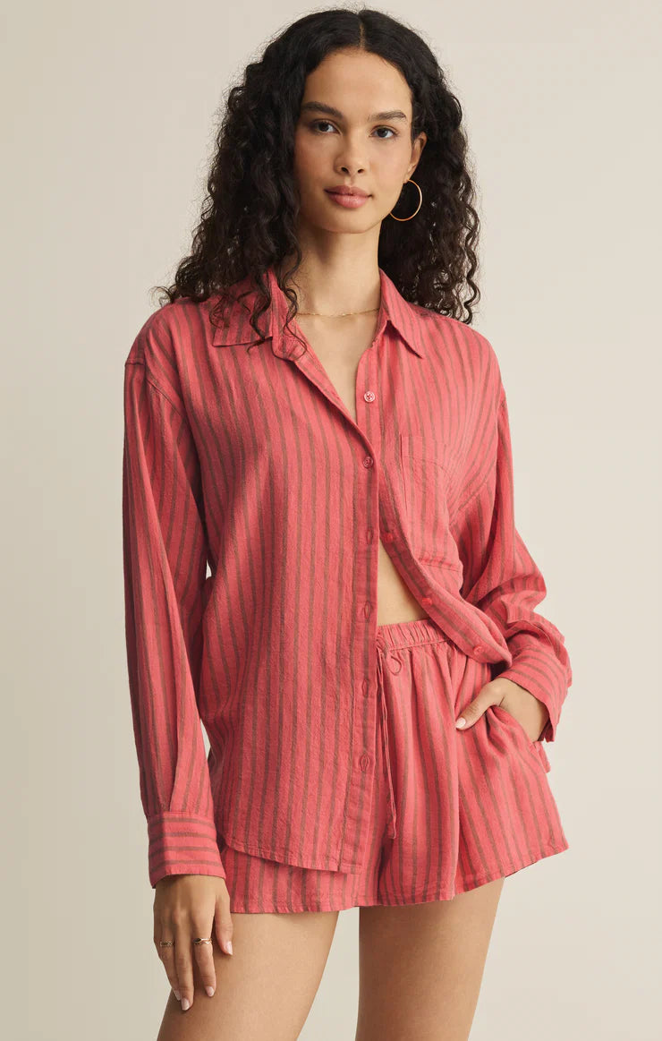 The Perfect Striped Button Up/Gelato