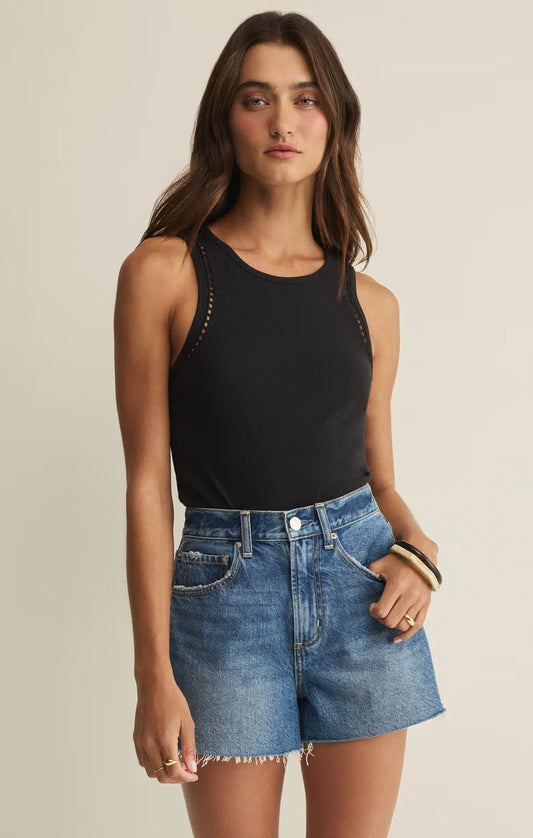 Boa Rib Tank/Black