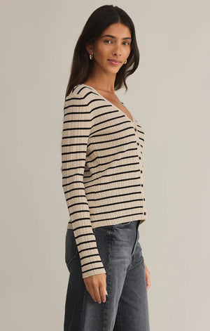 Jordana Stripe Knit Top