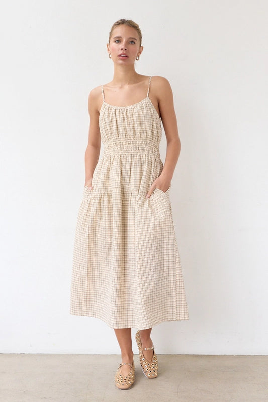 Cate Plaid Sun Dress