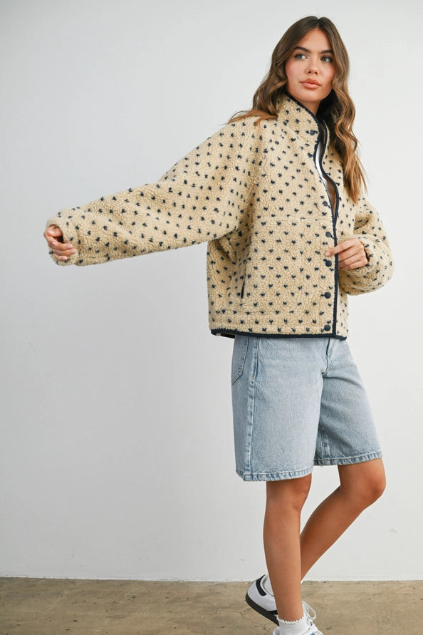 Quinn Fleece Puffer Jacket