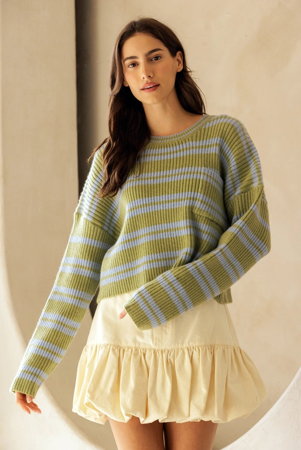 Ryan Striped Pullover Sweater