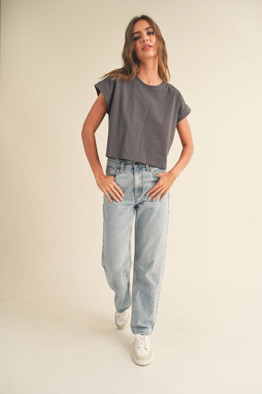Rae Cuffed Tee Shirt