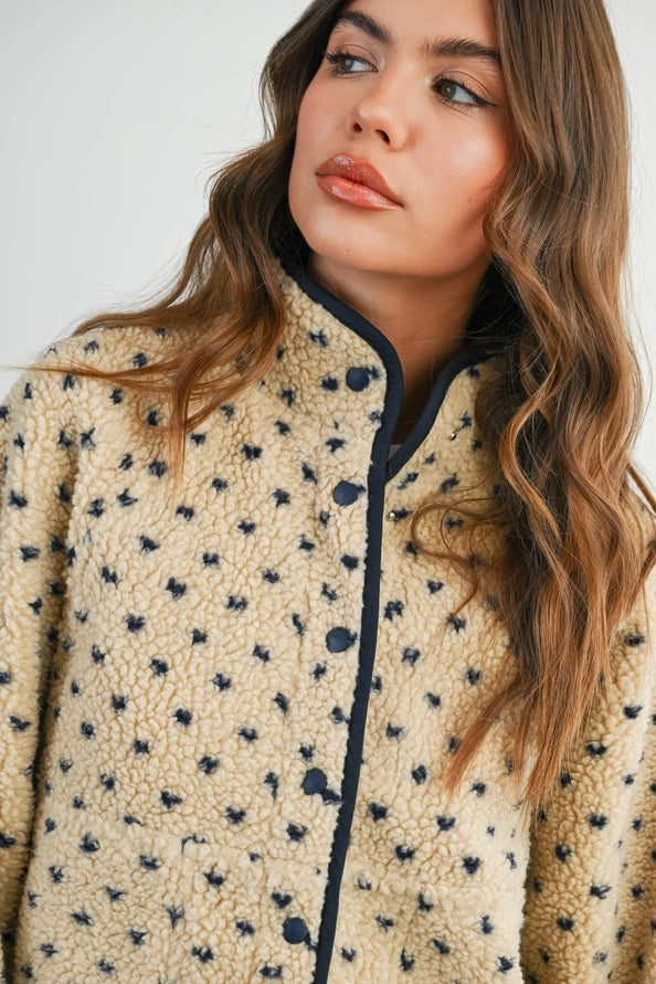 Quinn Fleece Puffer Jacket