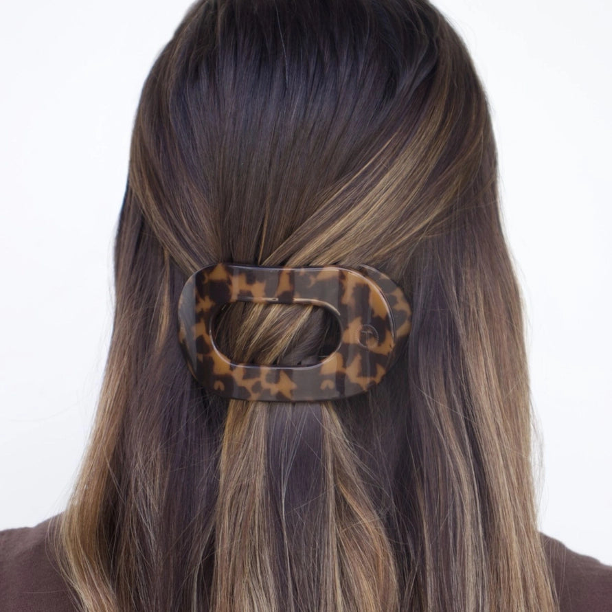 Round Flat Medium Hair Clip