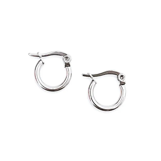 Silver Small Hoop Earrings