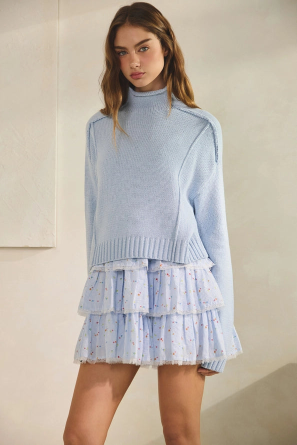 Lennon Mock Neck Sweater