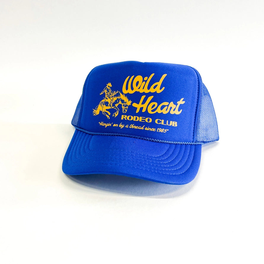 Rodeo Cowboy Trucker Hat/Blue