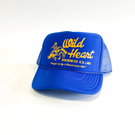 Rodeo Cowboy Trucker Hat/Blue