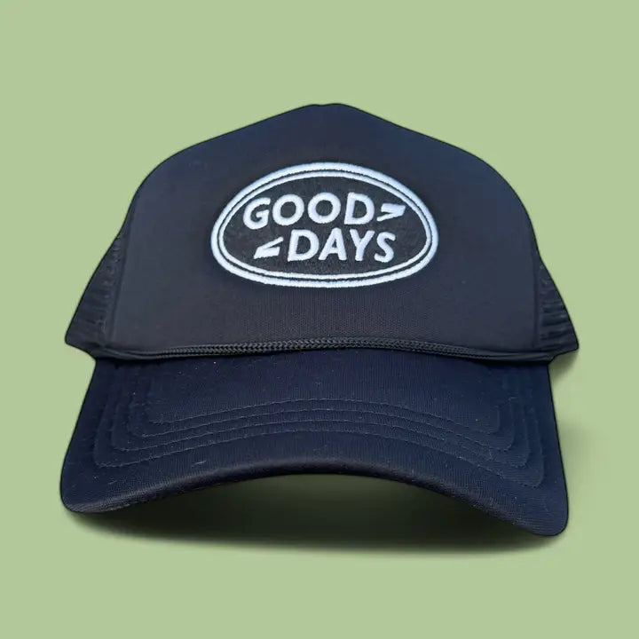Good Days Trucker Hat/Blk