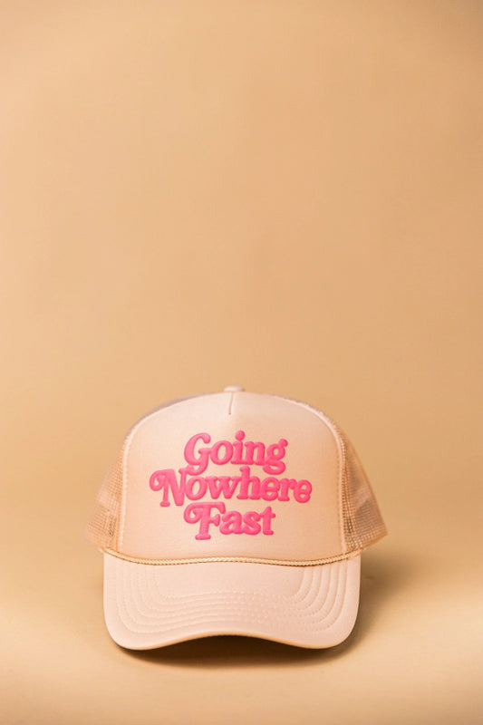 Going Nowhere Fast Trucker Hat