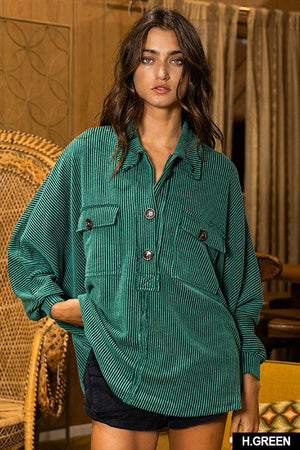 French Terry Knit Loose Top