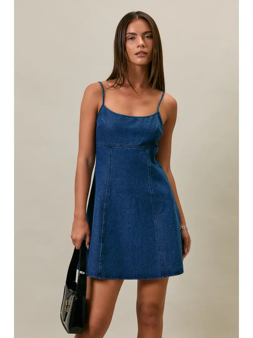 Jolie Denim Baby Doll Denim Dress