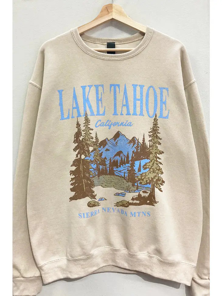 
            
                Load image into Gallery viewer, Lake Tahoe Mountains Sweatshirt
            
        