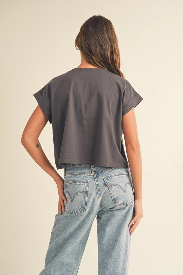 Rae Cuffed Tee Shirt