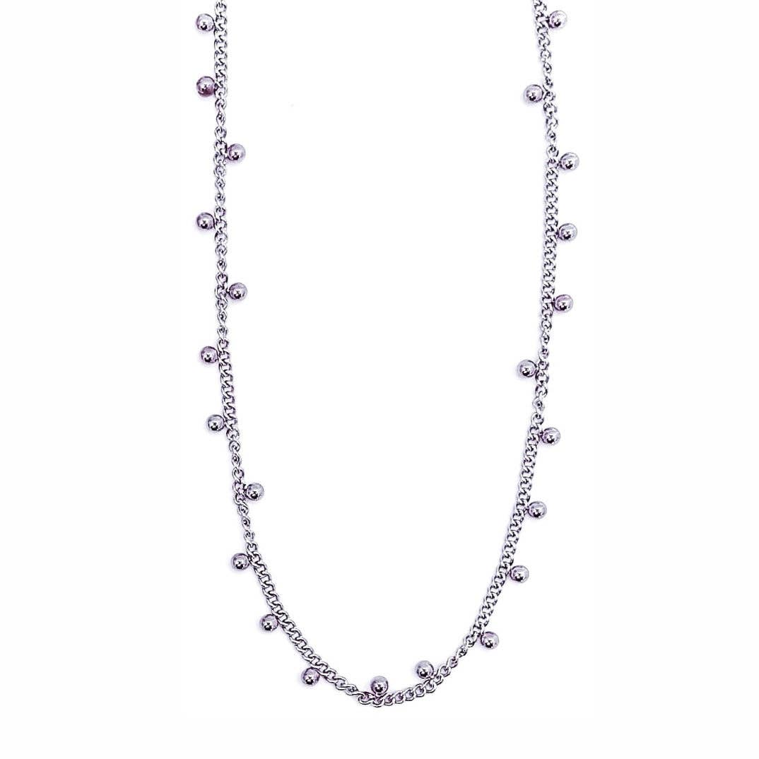 Francis Dainty Necklace: SILVER