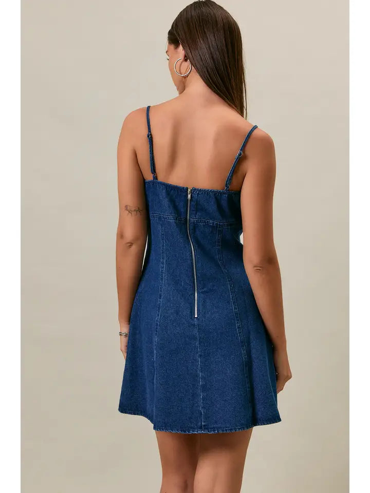 Jolie Denim Baby Doll Denim Dress
