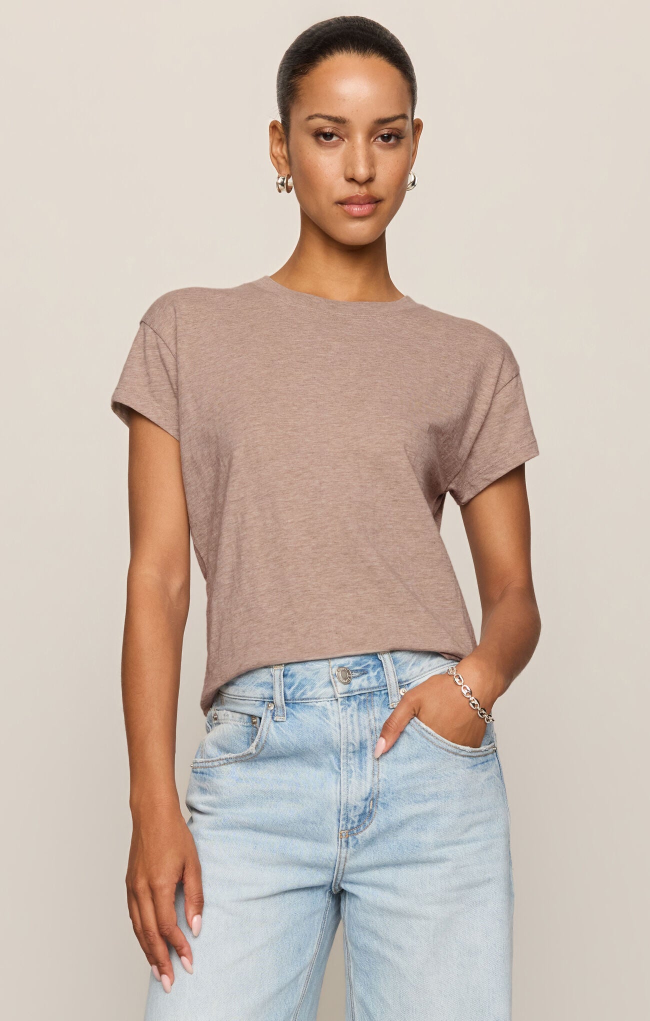 Modern Slub Tee/Ash