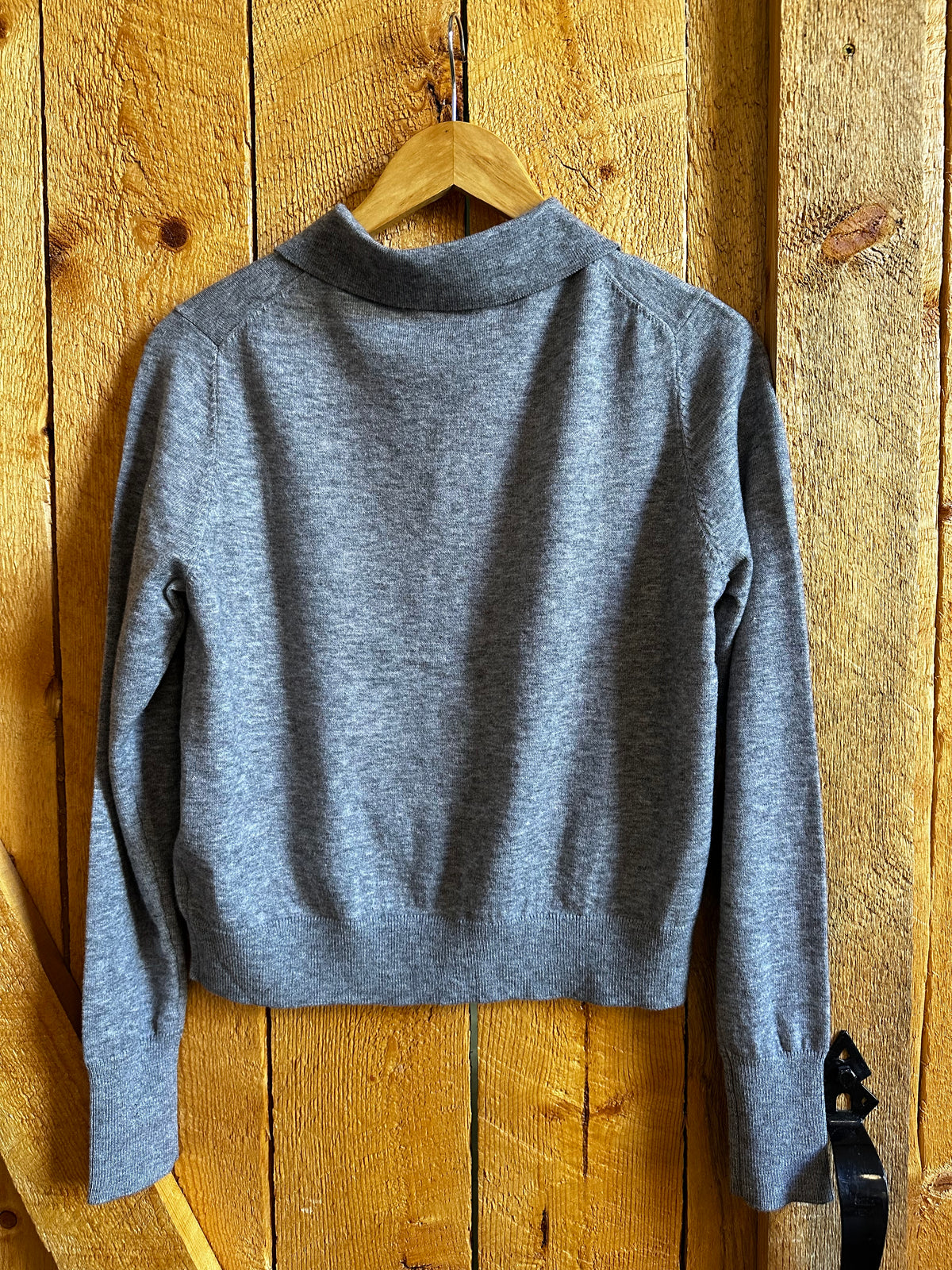Whitney Cardigan with Collar/Grey